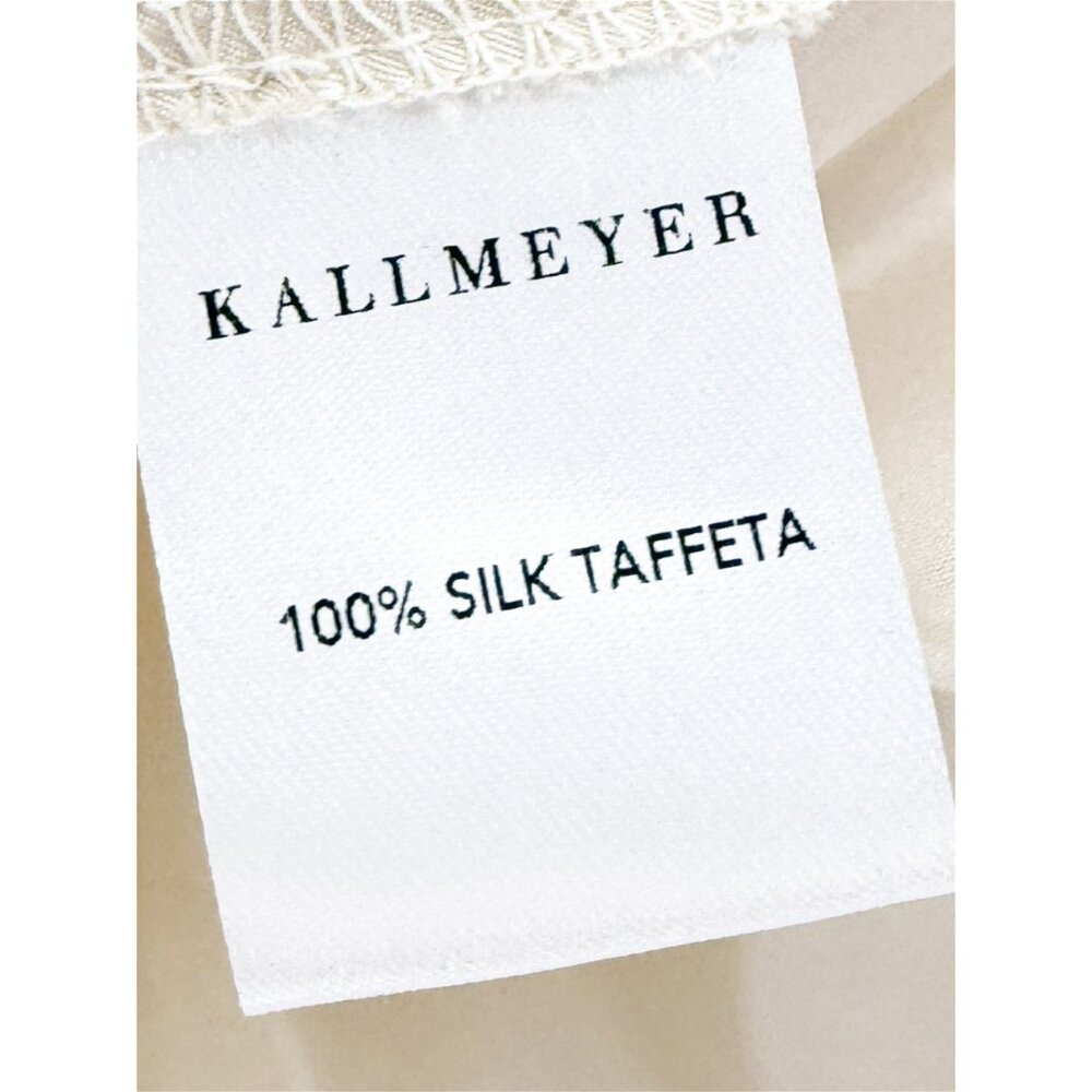 KALLMEYER Norene Top in Silk Taffeta in Ivory NWT M - Picture 5 of 7